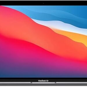 Apple MacBook Air Laptop M1 chip, 13.3-inch/33.74 cm Retina Display, 8GB RAM, 256GB SSD Storage, Backlit Keyboard, FaceTime HD Camera, Touch ID. Works with iPhone/iPad; Space Grey